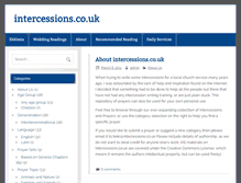 Tablet Screenshot of intercessions.co.uk